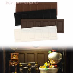 1Pcs 1/12 Dollhouse Square Wall Skirt Wall Panel For Micro Landscape Window Display Role Play Doll House Accessories