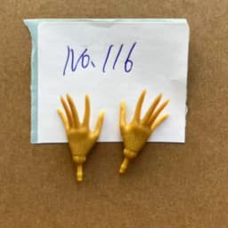 1/6 Monster Barbee Slim Doll Replacement Hands in White Beige Black Green DIY Doll Parts Elbows Hands