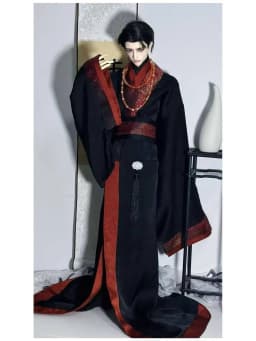 Doll's Clothes Suit for 70-75cm, 45cm Female Male BJD Doll 1/3 1/4 Chinese Ancient Clothing Dress Up Toy Accessories, No Doll