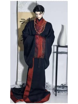 Doll's Clothes Suit for 70-75cm, 45cm Female Male BJD Doll 1/3 1/4 Chinese Ancient Clothing Dress Up Toy Accessories, No Doll