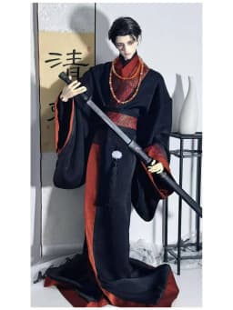 Doll's Clothes Suit for 70-75cm, 45cm Female Male BJD Doll 1/3 1/4 Chinese Ancient Clothing Dress Up Toy Accessories, No Doll
