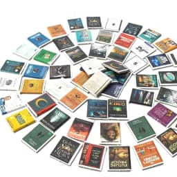 50Pcs/set Random Dollhouse Miniature Books Model Mini Simulation Fun Bookstore Little Man Book Doll House Decor Accessories