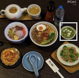 Handmade Miniature Chinese Food Collection, Realistic Daily Meals Bento Stir Fry Noodles Soup, 1:6 Scale Dollhouse Banquet Set