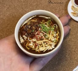 Handmade Miniature Chinese Food Collection, Realistic Daily Meals Bento Stir Fry Noodles Soup, 1:6 Scale Dollhouse Banquet Set