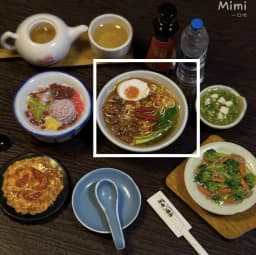 Handmade Miniature Chinese Food Collection, Realistic Daily Meals Bento Stir Fry Noodles Soup, 1:6 Scale Dollhouse Banquet Set