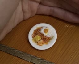Handmade Miniature Chinese Food Collection, Realistic Daily Meals Bento Stir Fry Noodles Soup, 1:6 Scale Dollhouse Banquet Set