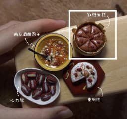 Handmade Miniature Chinese Food Collection, Realistic Daily Meals Bento Stir Fry Noodles Soup, 1:6 Scale Dollhouse Banquet Set