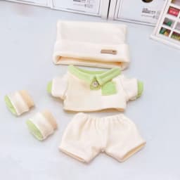Baby clothes 10/15/20/40cm cotton doll clothes four piece set