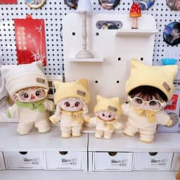 Baby clothes 10/15/20/40cm cotton doll clothes four piece set