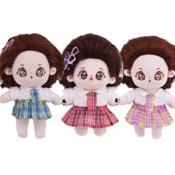 Suitable For 20cm Cotton Dolls, Celebrity Doll Clothes, Cute Plush Animal Jumpsuits, Hoodies, Dresses, Children's Gifts