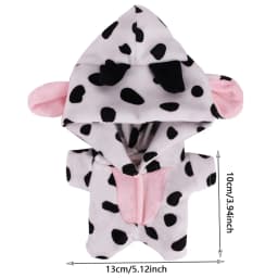 Suitable For 20cm Cotton Dolls, Celebrity Doll Clothes, Cute Plush Animal Jumpsuits, Hoodies, Dresses, Children's Gifts