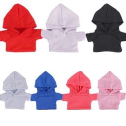 Suitable For 20cm Cotton Dolls, Celebrity Doll Clothes, Cute Plush Animal Jumpsuits, Hoodies, Dresses, Children's Gifts