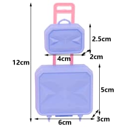 4Pcs/Set Doll Clothes Hat+Top+Jeans+Shoes Daily Cool Outfit Suitcase Accessories For 30CM&1/6 BJD Doll Clothes,Girl Toys Gifts