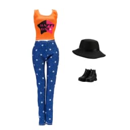 4Pcs/Set Doll Clothes Hat+Top+Jeans+Shoes Daily Cool Outfit Suitcase Accessories For 30CM&1/6 BJD Doll Clothes,Girl Toys Gifts