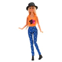4Pcs/Set Doll Clothes Hat+Top+Jeans+Shoes Daily Cool Outfit Suitcase Accessories For 30CM&1/6 BJD Doll Clothes,Girl Toys Gifts