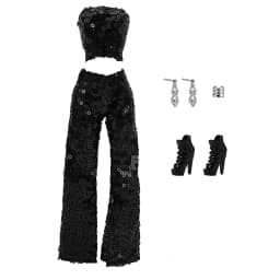For 30CM Doll Clothes Accessories 11inch European American Fashion Doll Shining Clothing Pants Ornament Shoes Set