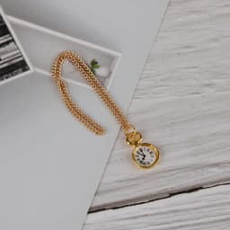 1Pc ob11 Miniature Toy Mini Necklace Pocket Watch for Doll 1/6 Figure Doll Accessories Dollhouse Decoration