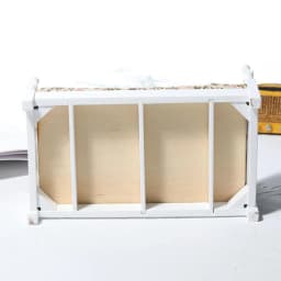 1:12 Dollhouse Miniature White Toy Bed Furniture Bedroom Doll House Bed
