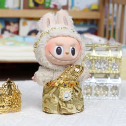 Clothes For Labubu 17cm Outfit Accessories For The Monsters Clothing Kid Gift Dress And Hairpin Shoes Traditional Thai Clothing