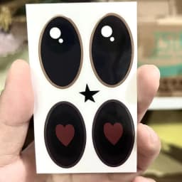 38cm Mokoko Eye Stickers For Labu Eye Makeup Color False Eyelash Customization Gorgeous And Exquisite Periphery Stickers