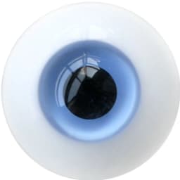 Wamami Grey/Blue Glass Eyes for Dolls 6mm-24mm Sizes Eyeball for Dollfie Reborn Making Crafts