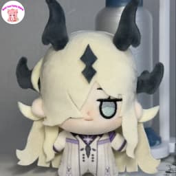 Anime Arknights 10cm Eblana Necrass Cartoon Plush Cotton Doll Figure Mini Pendant Keychain Cosplay Gift Halloween Game Toys