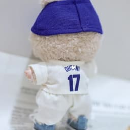 For Labubu 17cm Doll Clothing Size 17 Baseball Suit Size 5 Set V1 Macaron V2 Sitting Party Diy Handmade Doll Accessories Gift