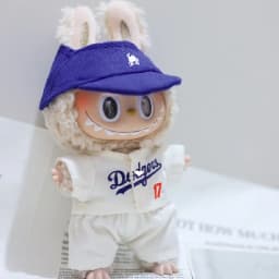 For Labubu 17cm Doll Clothing Size 17 Baseball Suit Size 5 Set V1 Macaron V2 Sitting Party Diy Handmade Doll Accessories Gift