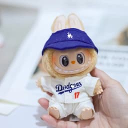 For Labubu 17cm Doll Clothing Size 17 Baseball Suit Size 5 Set V1 Macaron V2 Sitting Party Diy Handmade Doll Accessories Gift