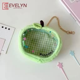Evelyn Original Strawberry Baby Plush ItaBag Cartoon Storage Bag Suitable for 15cm dolls Walking Baby Pain Bag