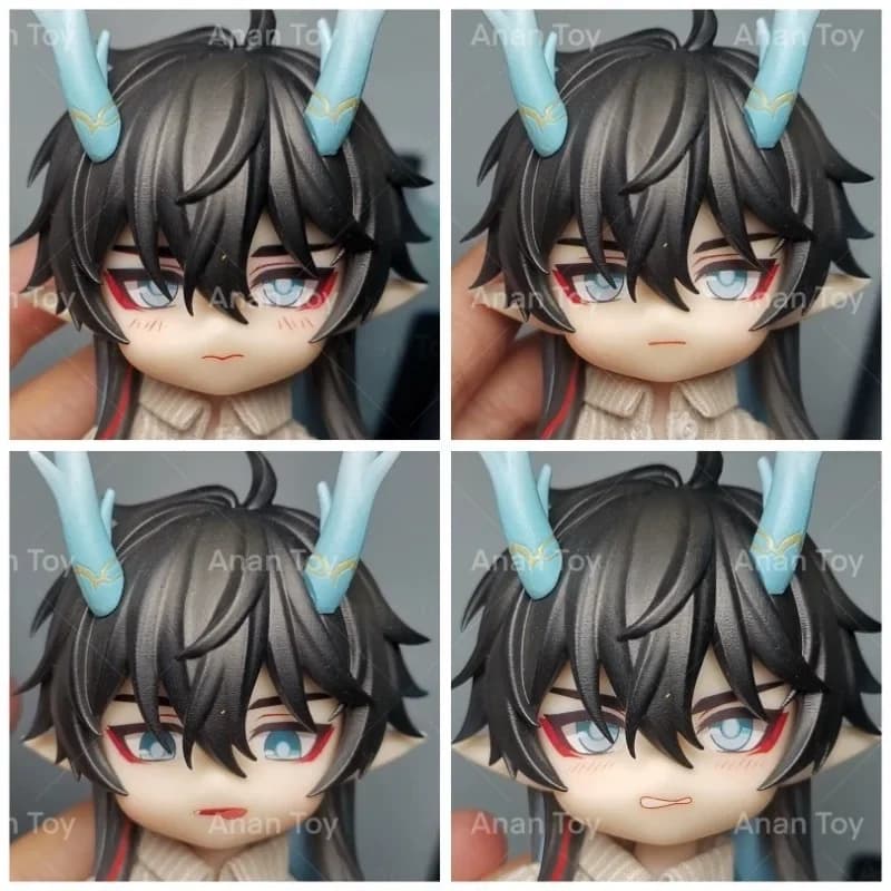Lunae Ob11 Face 1/12 BJD Doll Handmade Water Sticker Faceplates Game Cosplay Toy Accessories