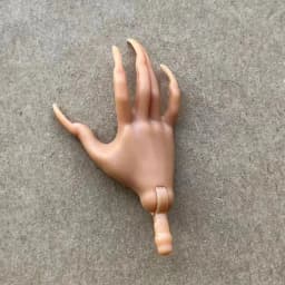 Monster Doll Replacements hands Slim Doll Colorful Hands Clear White Brown Green Purple Blue White Color Doll Parts