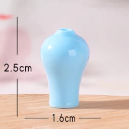 8pcs Mini Colorful Vase Bottles/pots Handmade Dollhouse Miniatures Vase Doll House Decora Kitchen Ornament DIY Accessories