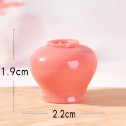 8pcs Mini Colorful Vase Bottles/pots Handmade Dollhouse Miniatures Vase Doll House Decora Kitchen Ornament DIY Accessories