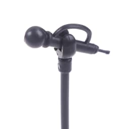 Black Dollhouse Microphone Cute Mini Plastic Microphone Model Dollhouse Miniature Furniture Accessories