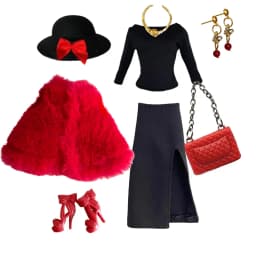 27-30CM Fashion Doll Clothes Red Fur Coat Dress Pants Boots Handmade Outfits for 1/6 Doll Clothing Accessories BJD Doll Clothes