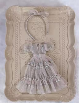 2pcs 2026 lace French style Headband + Main Dress for Blythe (Fit for Lulu,ymy24,Ob22,24,26,zone, Jenny)