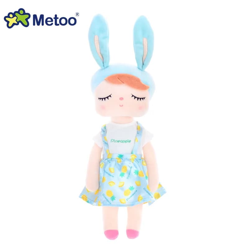 34cm Soft Plush Rabbit Toy Cute Stuffed Bunny Comforting Doll Sleeping Mate Baby Toy Kids Party Gift Metoo Angela Dolls Plushies
