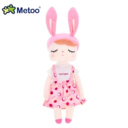 34cm Soft Plush Rabbit Toy Cute Stuffed Bunny Comforting Doll Sleeping Mate Baby Toy Kids Party Gift Metoo Angela Dolls Plushies