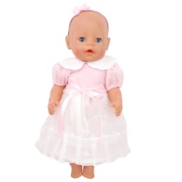 Cute 18 Inch Doll Clothes Outfits,Heart Raincoat, Flamingo Romper, Pink Lace Dress For 43cm Baby Newborn,OG Girl Dolls Kid Gift