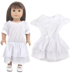 Cute 18 Inch Doll Clothes Outfits,Heart Raincoat, Flamingo Romper, Pink Lace Dress For 43cm Baby Newborn,OG Girl Dolls Kid Gift