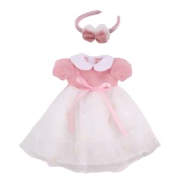 Cute 18 Inch Doll Clothes Outfits,Heart Raincoat, Flamingo Romper, Pink Lace Dress For 43cm Baby Newborn,OG Girl Dolls Kid Gift