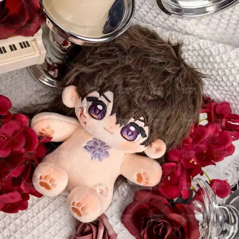 20cm Anime Game Love and Deepspace Caleb Attachment Series Cosplay Soft Cotton Doll Body Cartoon DIY Dress Up Toy Figures Gift