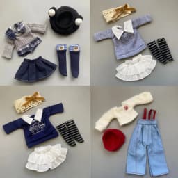 For 1/6 BJD Doll Clothes Accessories Set Leisure Lolita Skirt Pant Clothes Set Fit 30cm Cool Doll Accessories