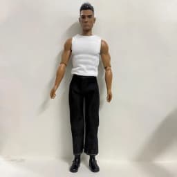 Fashion Doll Clothes 13 Inch Soldier Figure Accessories Boots Kids Toys Big Size Jeans Sleeveless For Ken DIY Dressing Game Gift