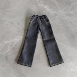 Fashion 1/4 Doll's Clothes for 45cm Bjd Doll Long Pants Jeans T-shirt Dress Up Toys Play House Gift Doll Accessories, No Doll