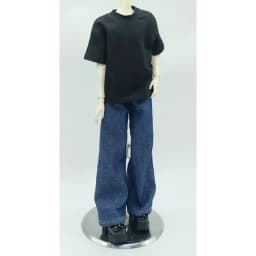Fashion 1/4 Doll's Clothes for 45cm Bjd Doll Long Pants Jeans T-shirt Dress Up Toys Play House Gift Doll Accessories, No Doll