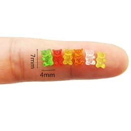 20Pcs1: 12 Dollhouse Mini Bear Candy Miniature Food And Play Scene Model Accessories