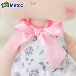 34cm Metoo Angela Dolls Soft Plush Stuffed Toy Closed Eyes Rabbit Doll Comforting Sleep Companion Bed Decor for 0-12 Years Kids