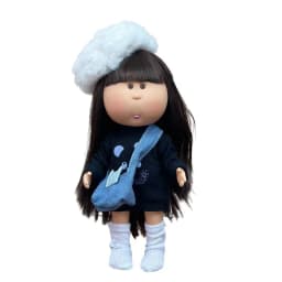 For 24cm Spanish Potato Mia Doll Lovely Outfit Clothing Denim Puppy Overall Dress Plaid Skirt Pants Set Clothes Dollhouse Gift